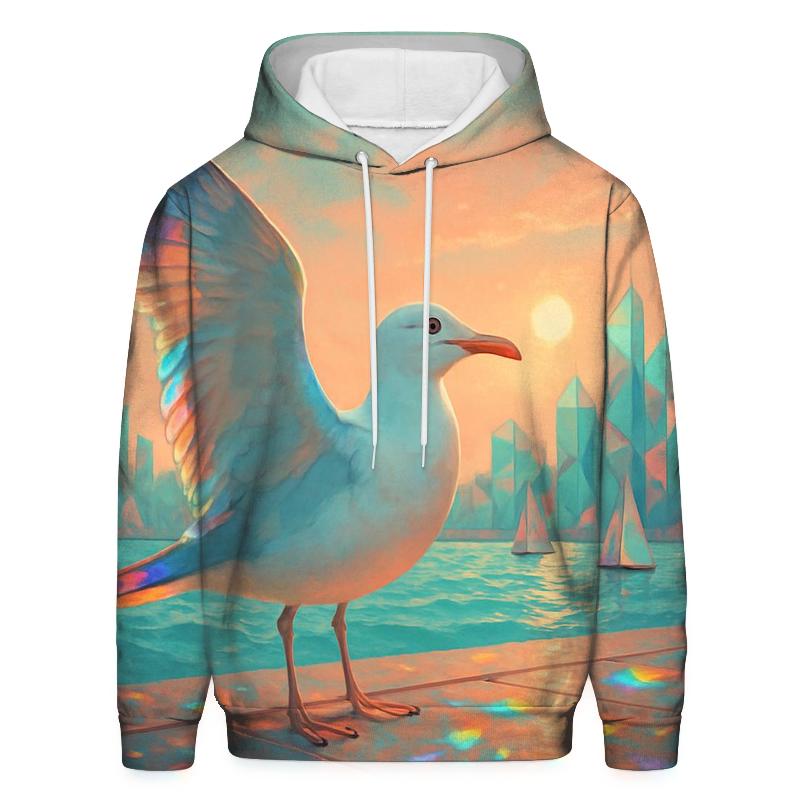 Prism Harbor Gull designer hoodies