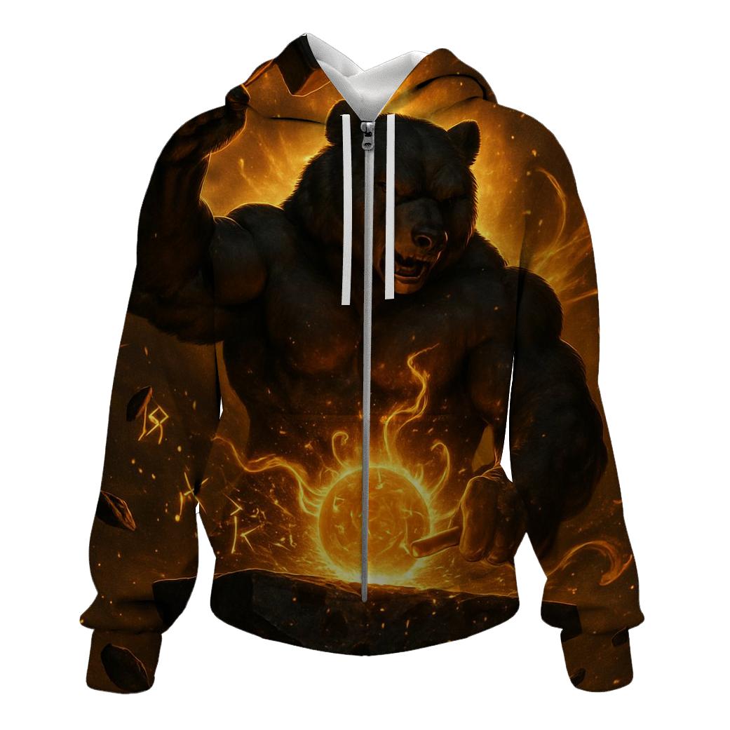 Solar Forge Bear hoodies fashion