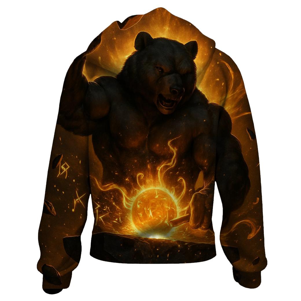 Solar Forge Bear hoodies fashion