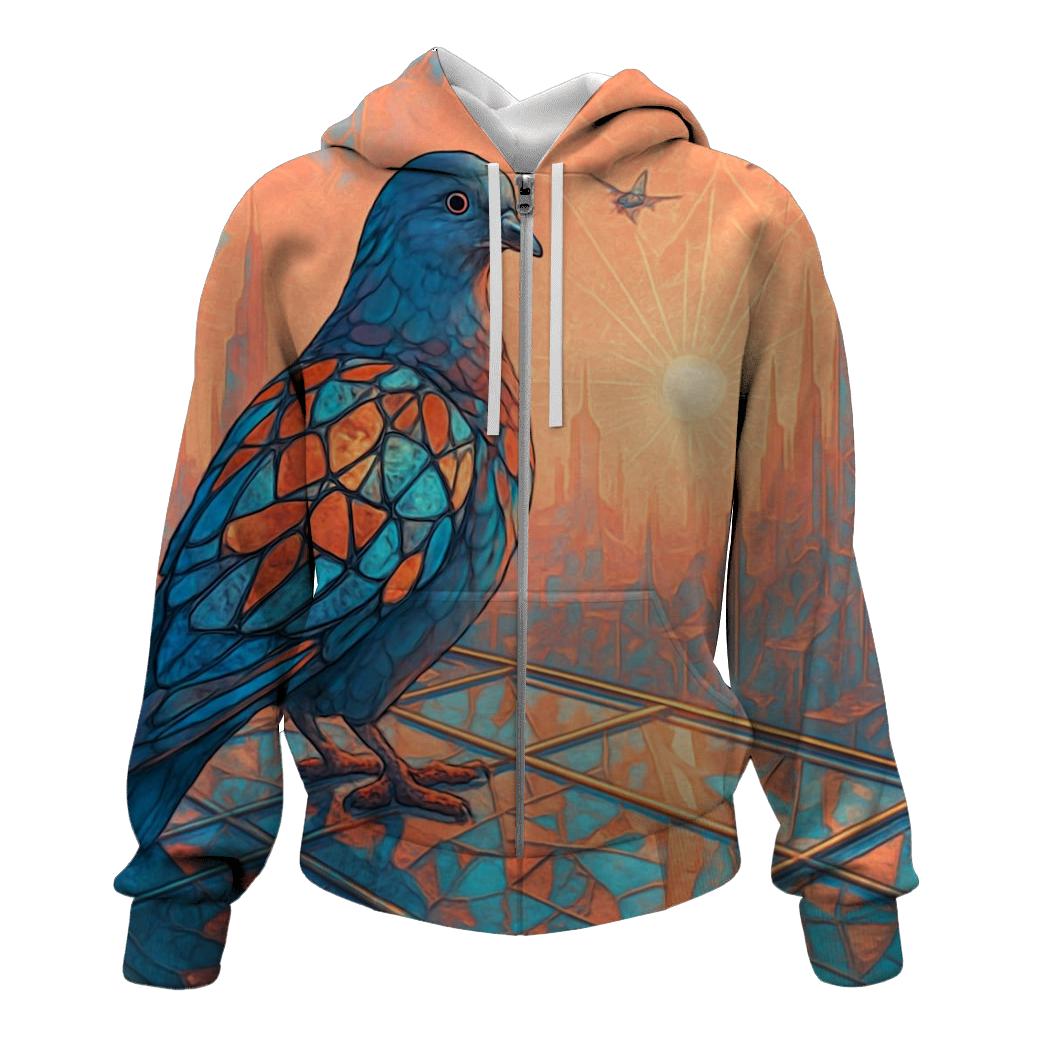 Glass City Pigeon heavyweight hoodies