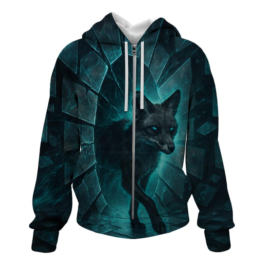 Mirrored Rift Fox hoodie trends