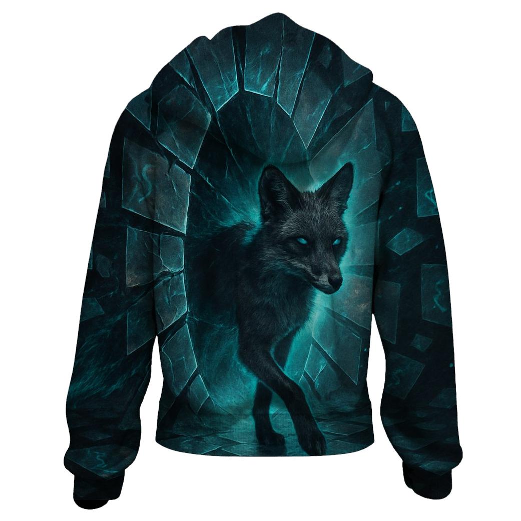 Mirrored Rift Fox hoodie trends
