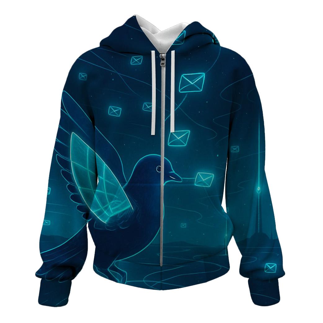 Holograph Sail Pigeon hoodies fashion