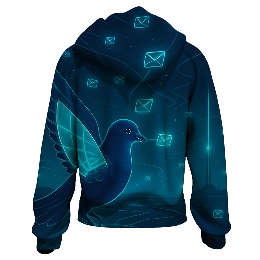 Holograph Sail Pigeon hoodies fashion