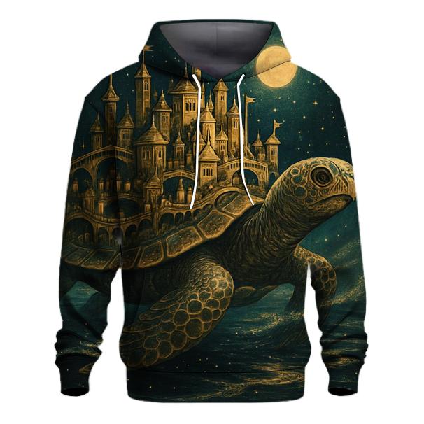 Gilded Moon Turtle hoodies fashion