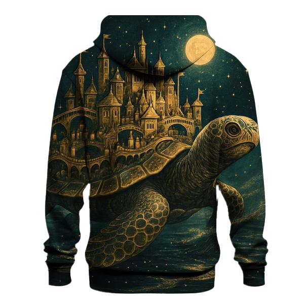Gilded Moon Turtle hoodies fashion