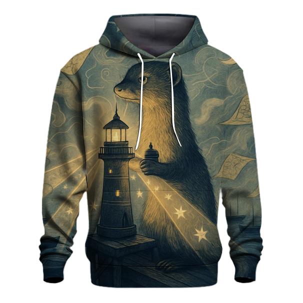 Lighthouse Mongoose printed hoodies