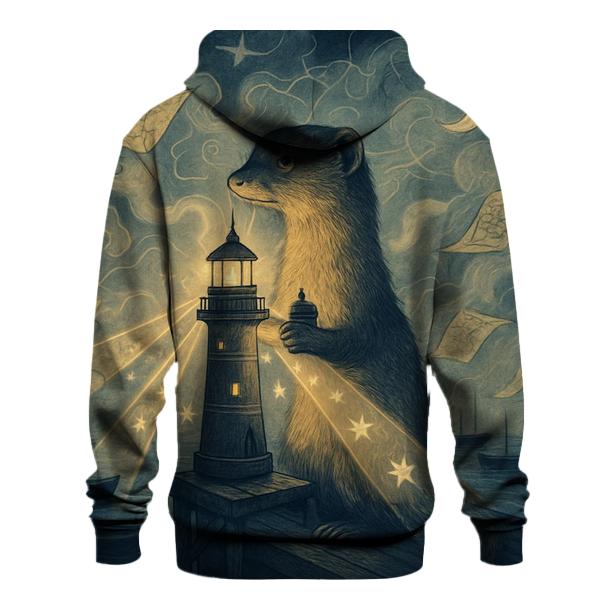 Lighthouse Mongoose printed hoodies