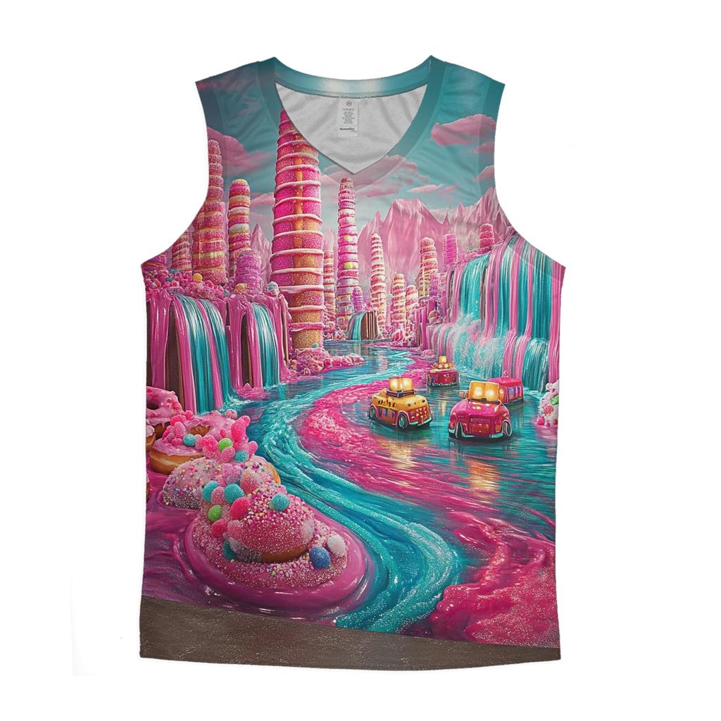 Sugar Rush Skyline stylish racerback tanks