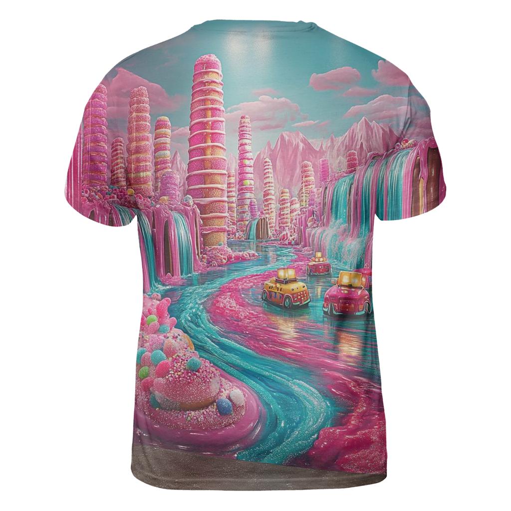 Sugar Rush Skyline unique graphic print tees