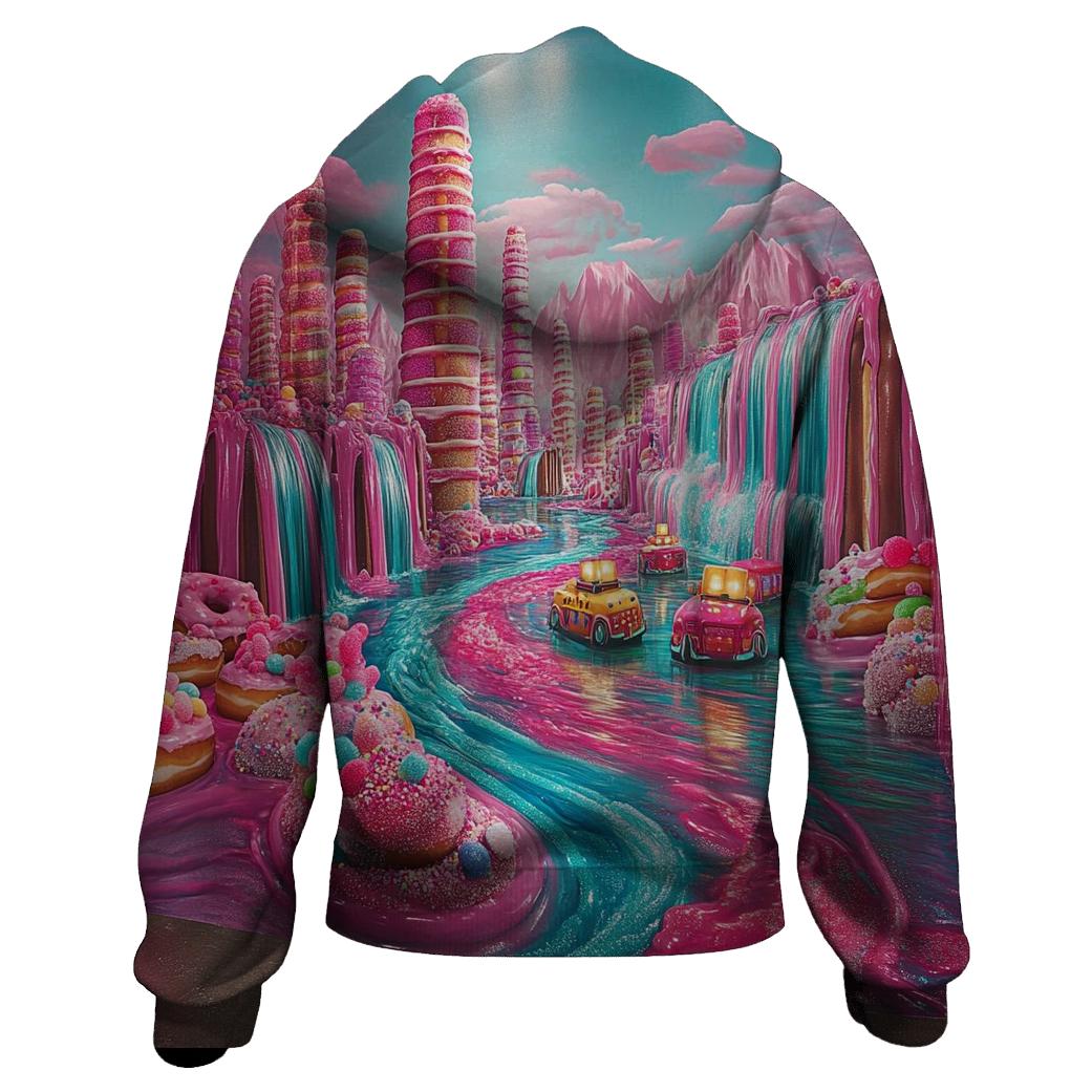 Sugar Rush Skyline pullover hoodies