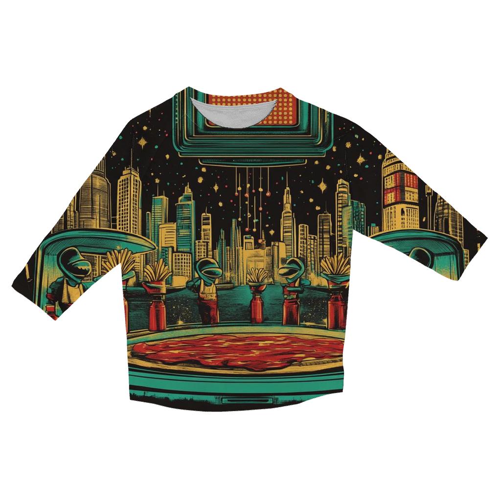Alien Drive Thru Singalong designer 3/4 sleeve blouses