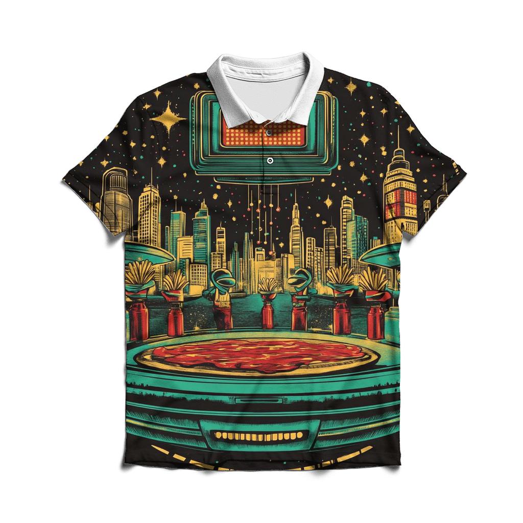 Alien Drive Thru Singalong classic pique polos