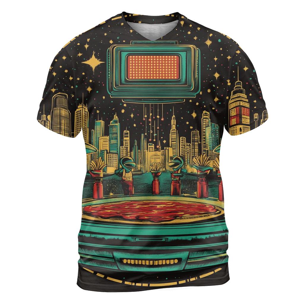 Alien Drive Thru Singalong unique graphic print tees