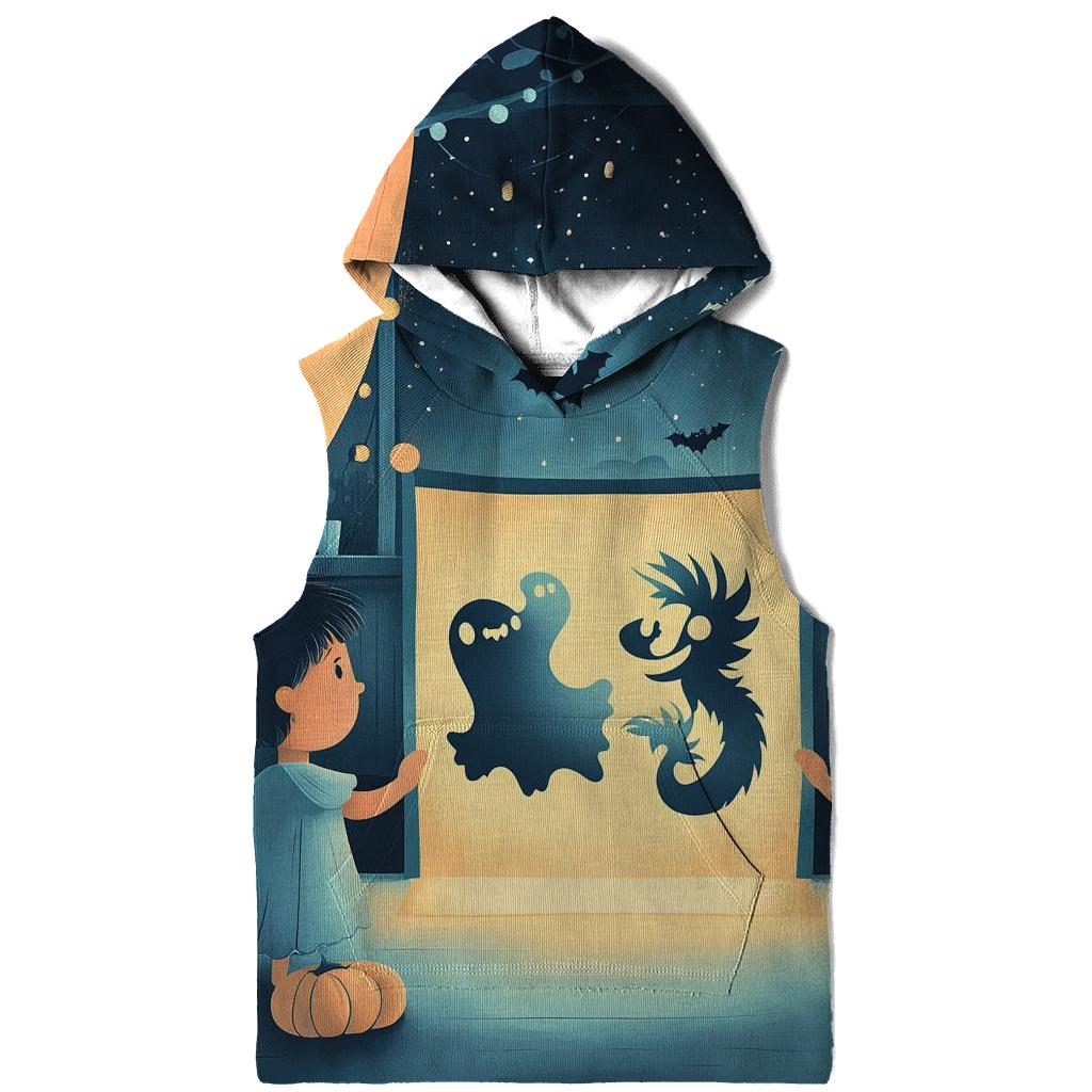 Shadow Puppet Spook Show Halloween zip-up hoodies