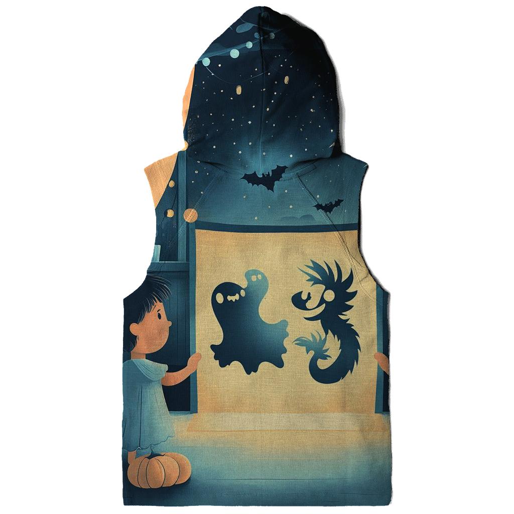 Shadow Puppet Spook Show Halloween zip-up hoodies