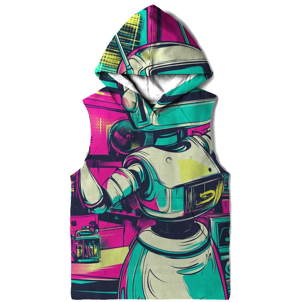 Neon Diner Mecha Mosh embroidered hoodies