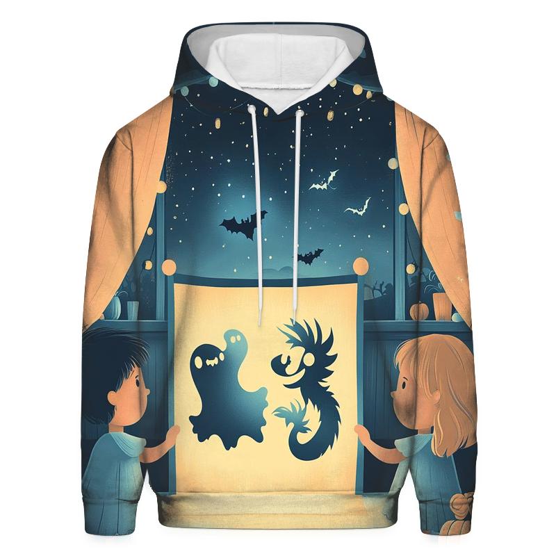 Shadow Puppet Spook Show Halloween embroidered hoodies