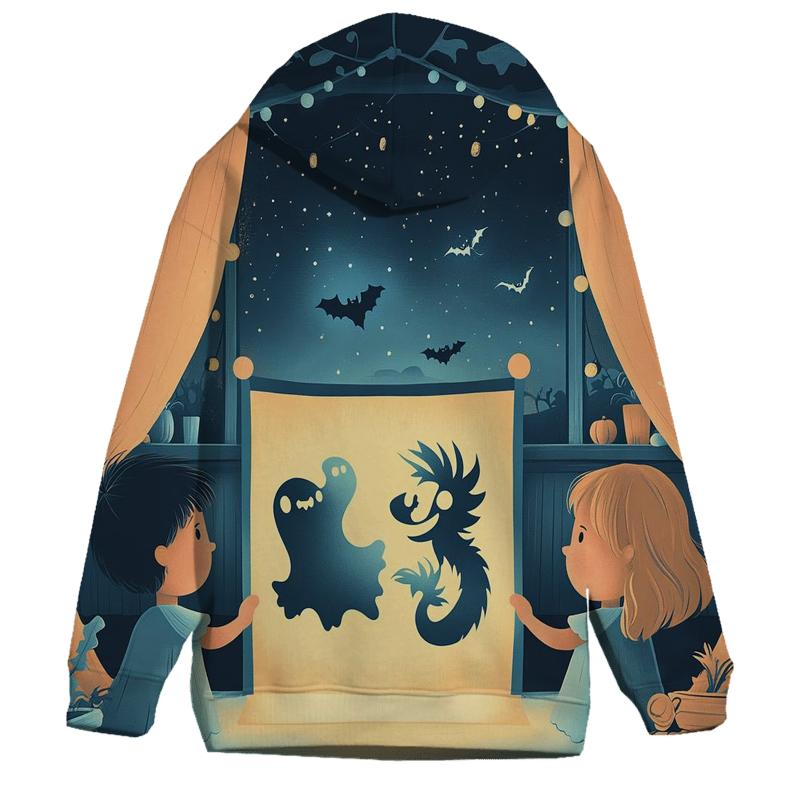 Shadow Puppet Spook Show Halloween embroidered hoodies
