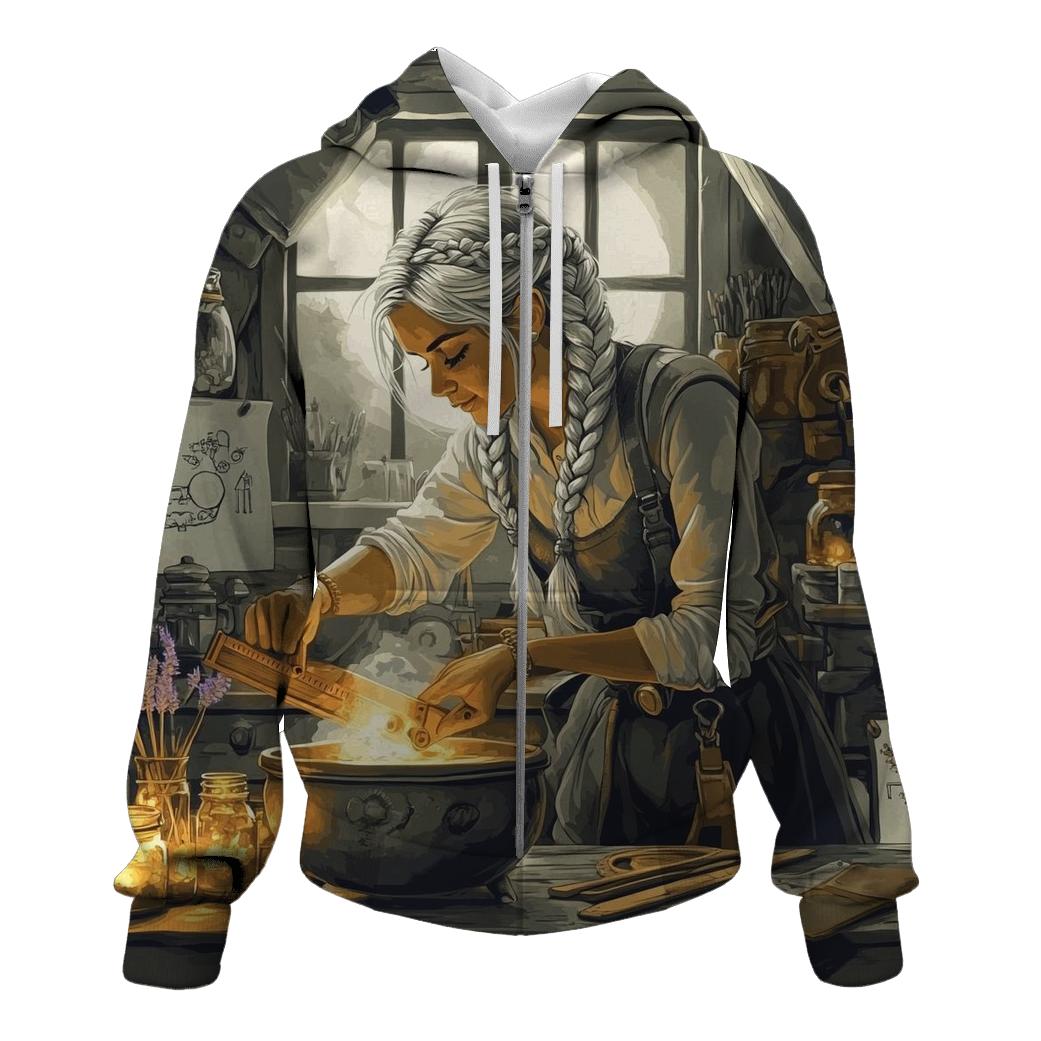 Moonlit Witch Workshop Haunted heavyweight hoodies