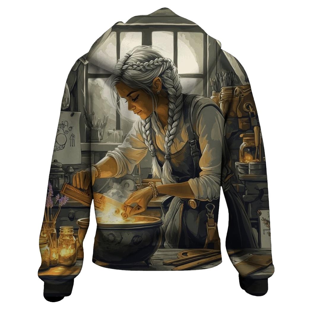 Moonlit Witch Workshop Haunted heavyweight hoodies