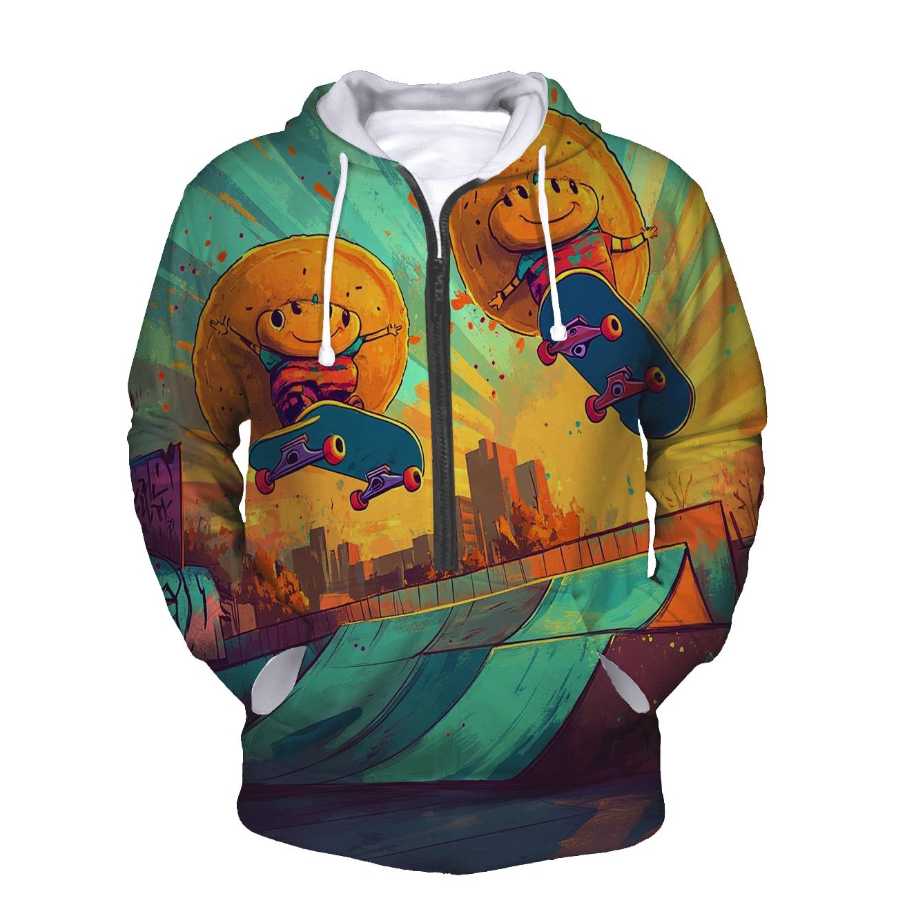 Skateboard Taco Squadron embroidered hoodies