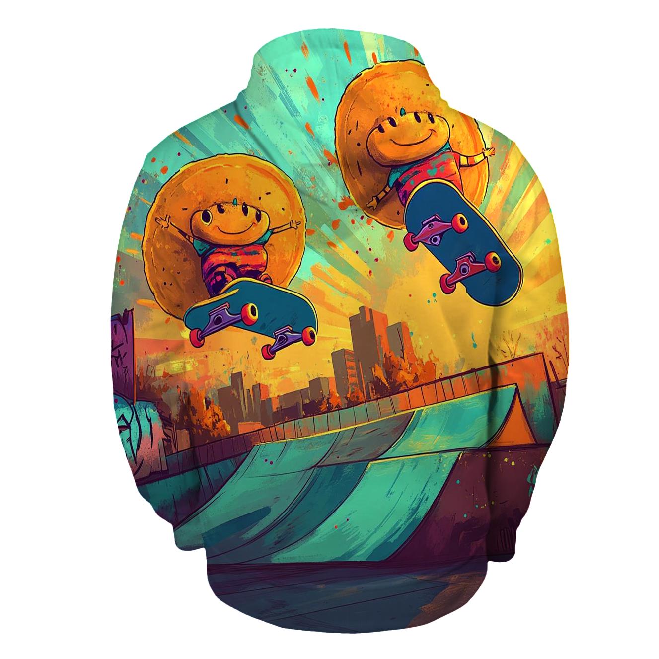 Skateboard Taco Squadron embroidered hoodies