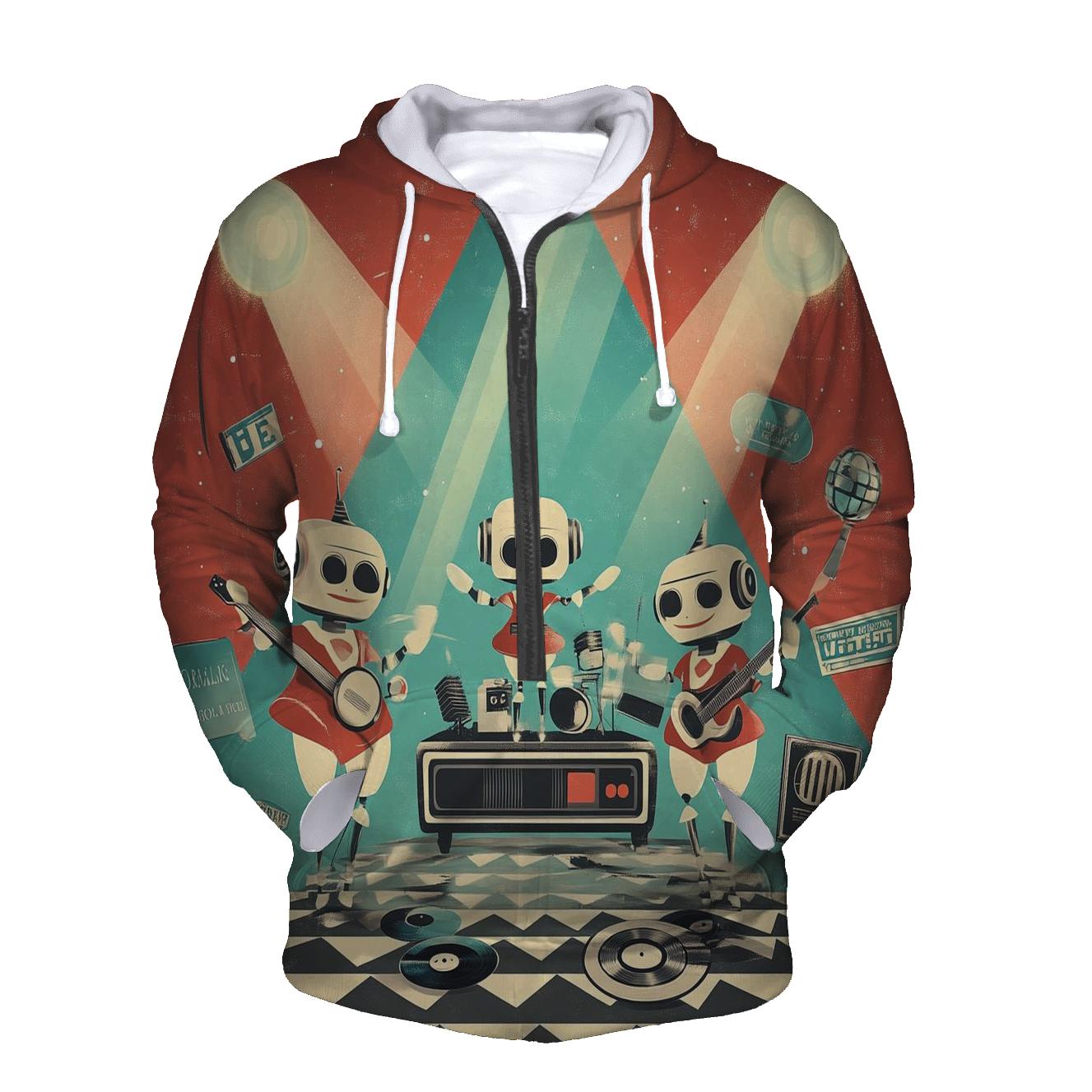 Toy Robot Rockabilly Riot hoodie trends