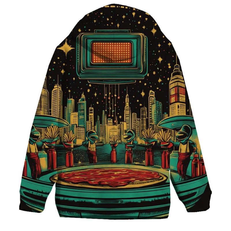 Alien Drive Thru Singalong zip-up hoodies
