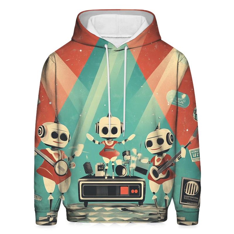 Toy Robot Rockabilly Riot hoodies fashion