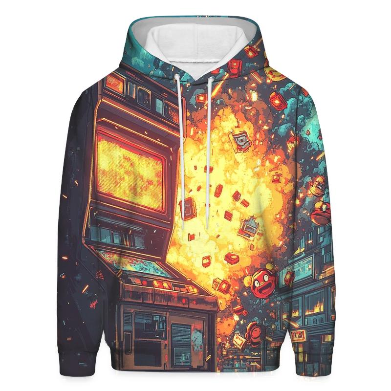 Pixel Pals Arcade Ambush premium hoodies