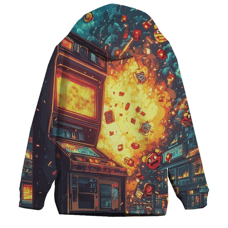 Pixel Pals Arcade Ambush premium hoodies