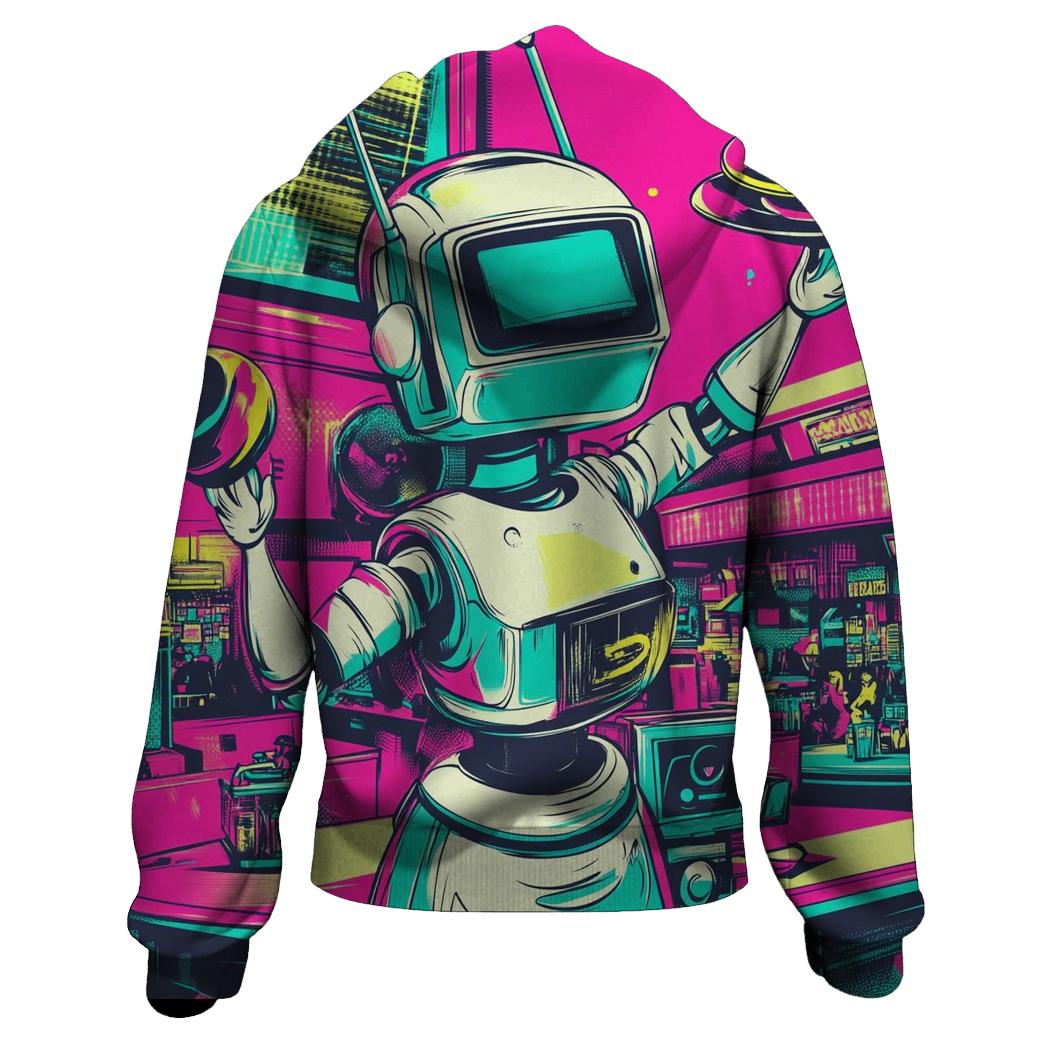 Neon Diner Mecha Mosh lightweight hoodies