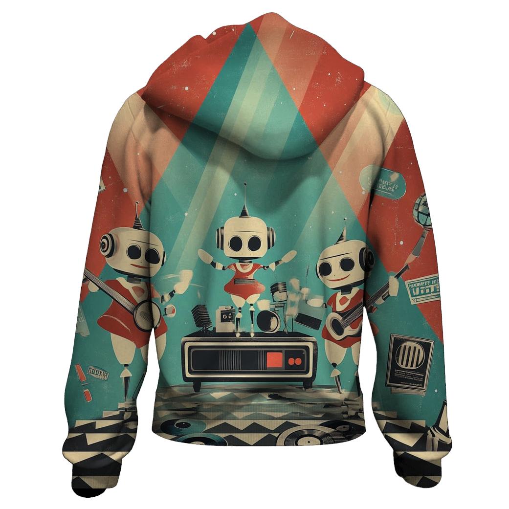 Toy Robot Rockabilly Riot hoodie styles