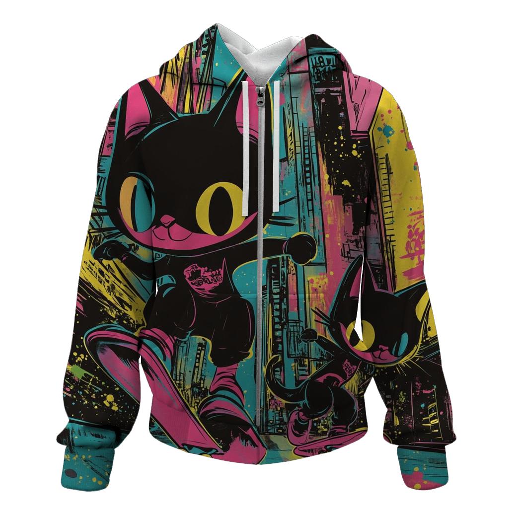 Bubblegum Skate City Sirens hoodie designs