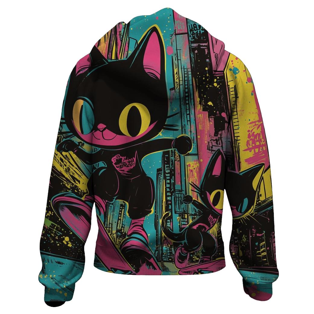 Bubblegum Skate City Sirens hoodie designs