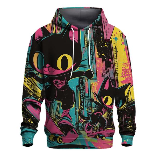Bubblegum Skate City Sirens designer hoodies