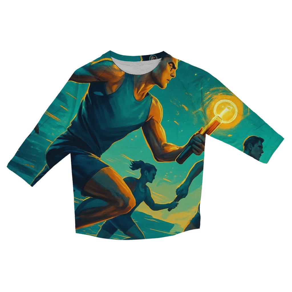 Solar Sprint Relay designer 3/4 sleeve blouses