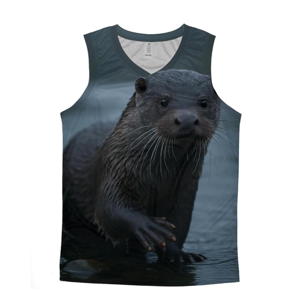 Mist-Edge Forager Eurasian Otter designer workout tanks
