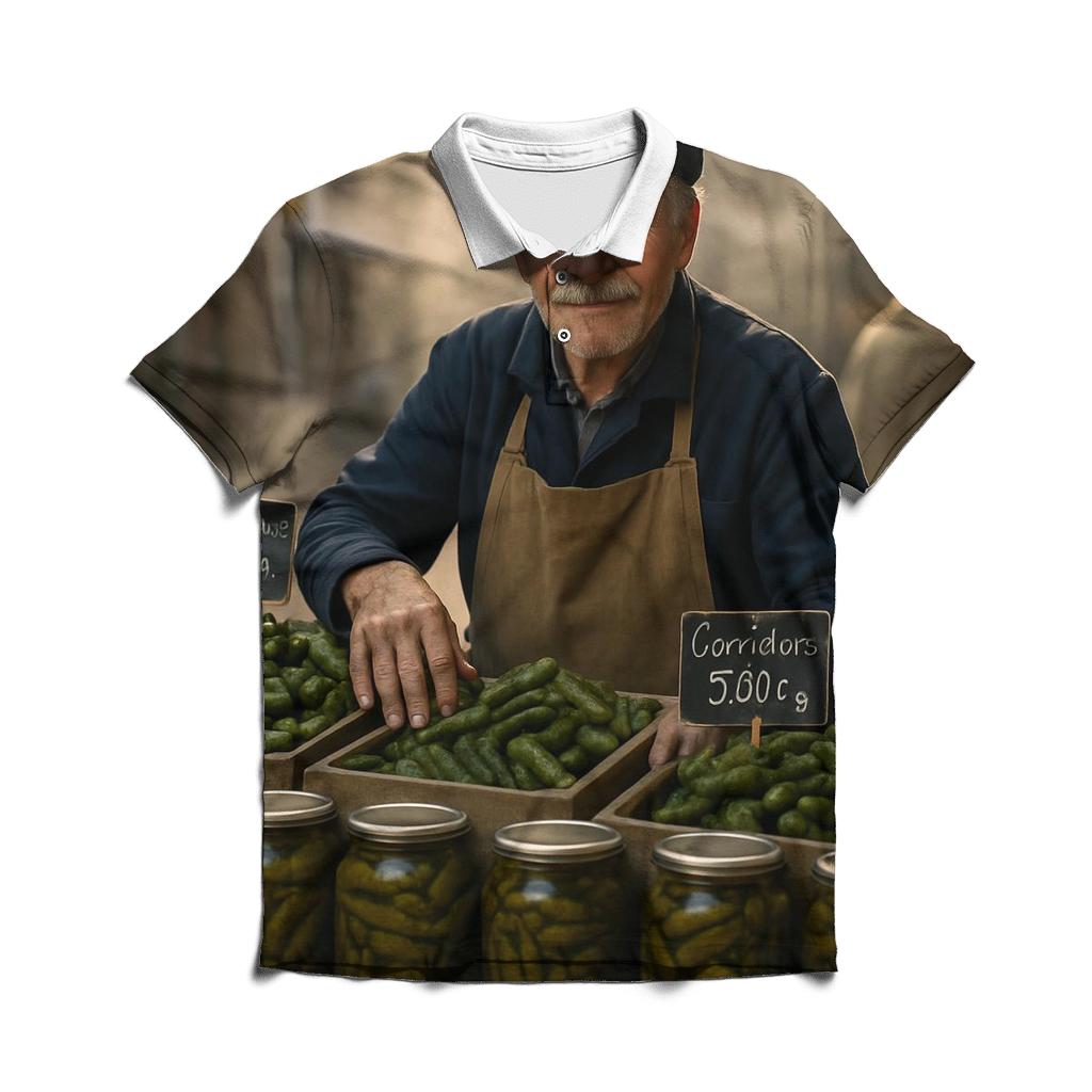Market Curator Cornichon personalized polo shirts