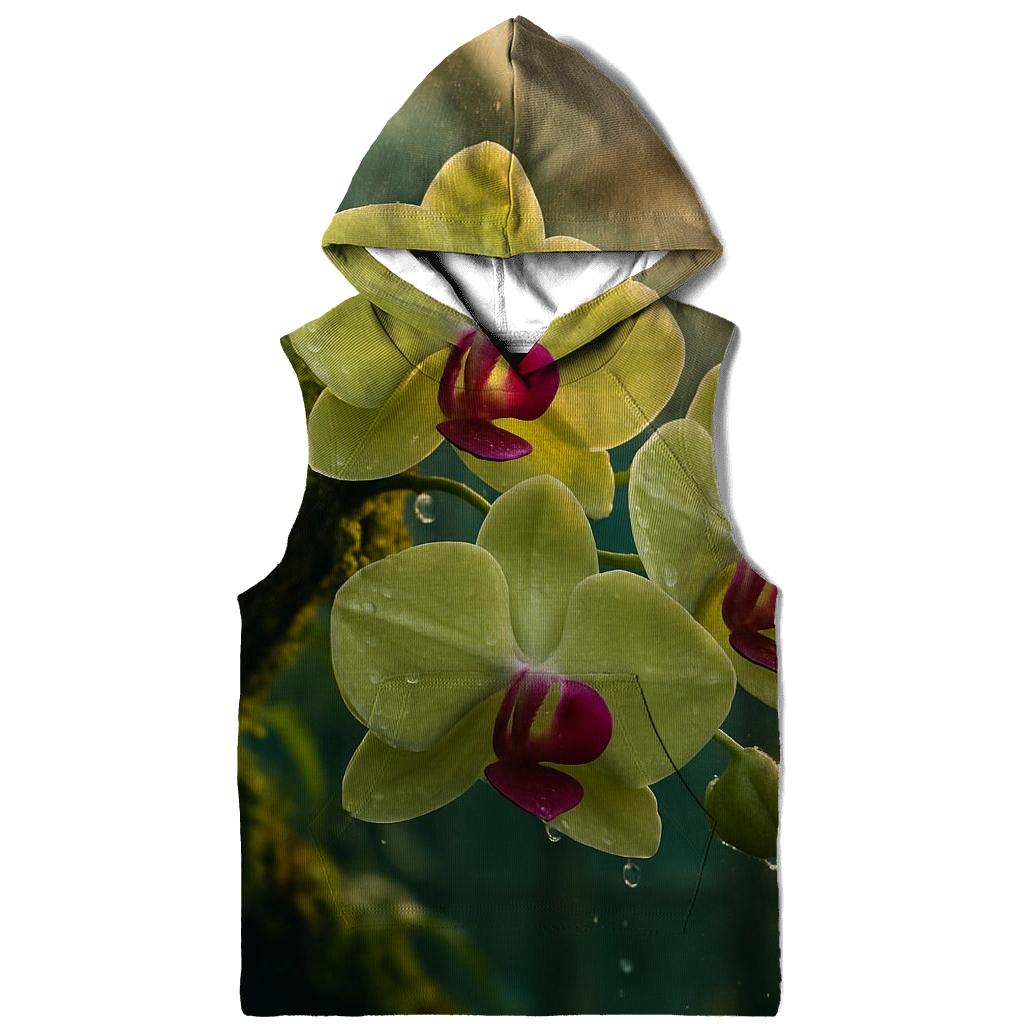 Dawn Orchid Conservatory Mist printed hoodies
