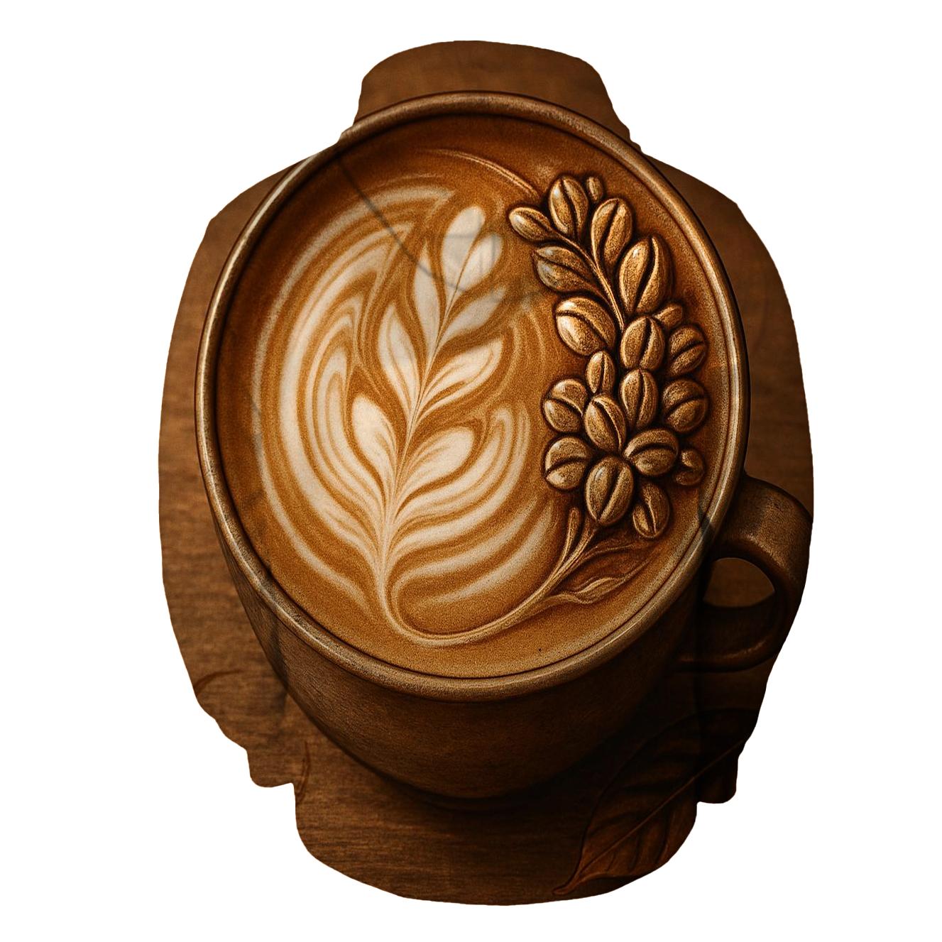 Latte Swirl Bloom lightweight hoodies