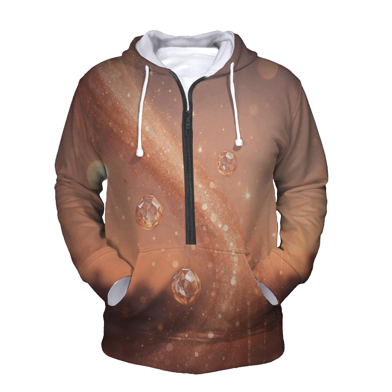 Gilded Stardust Veil lightweight hoodies