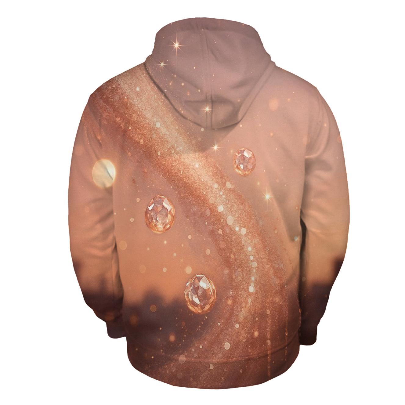Gilded Stardust Veil lightweight hoodies