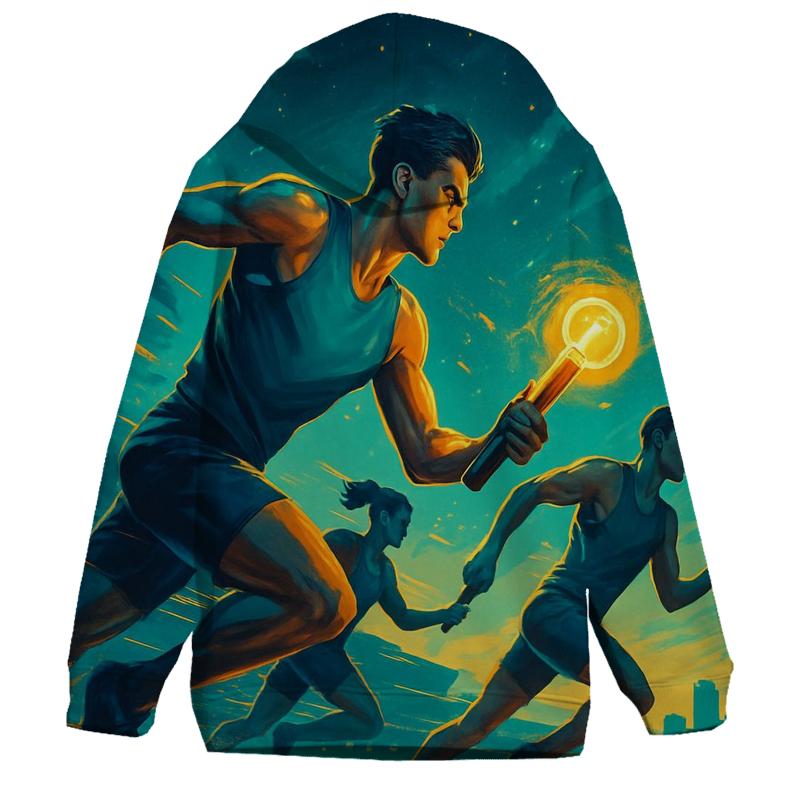 Solar Sprint Relay zip-up hoodies