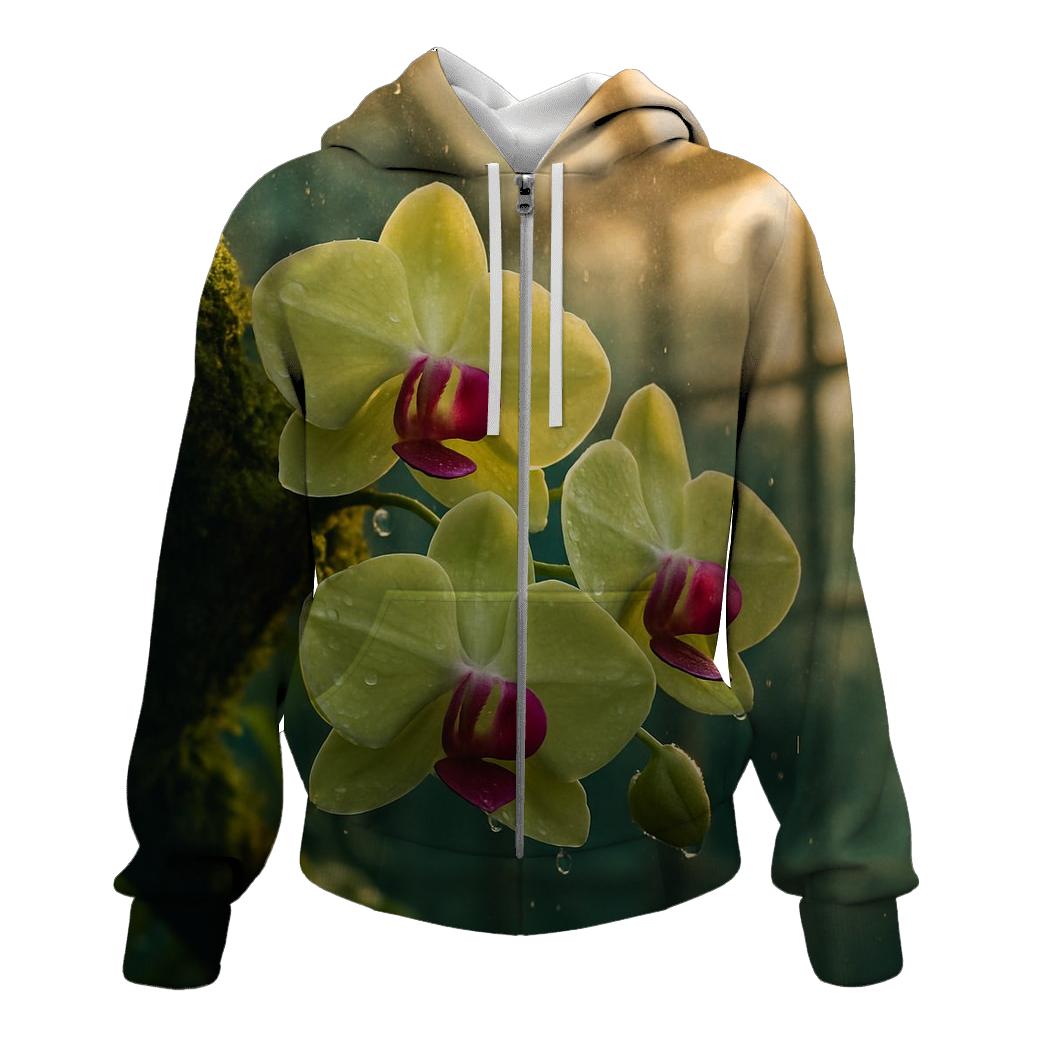 Dawn Orchid Conservatory Mist heavyweight hoodies