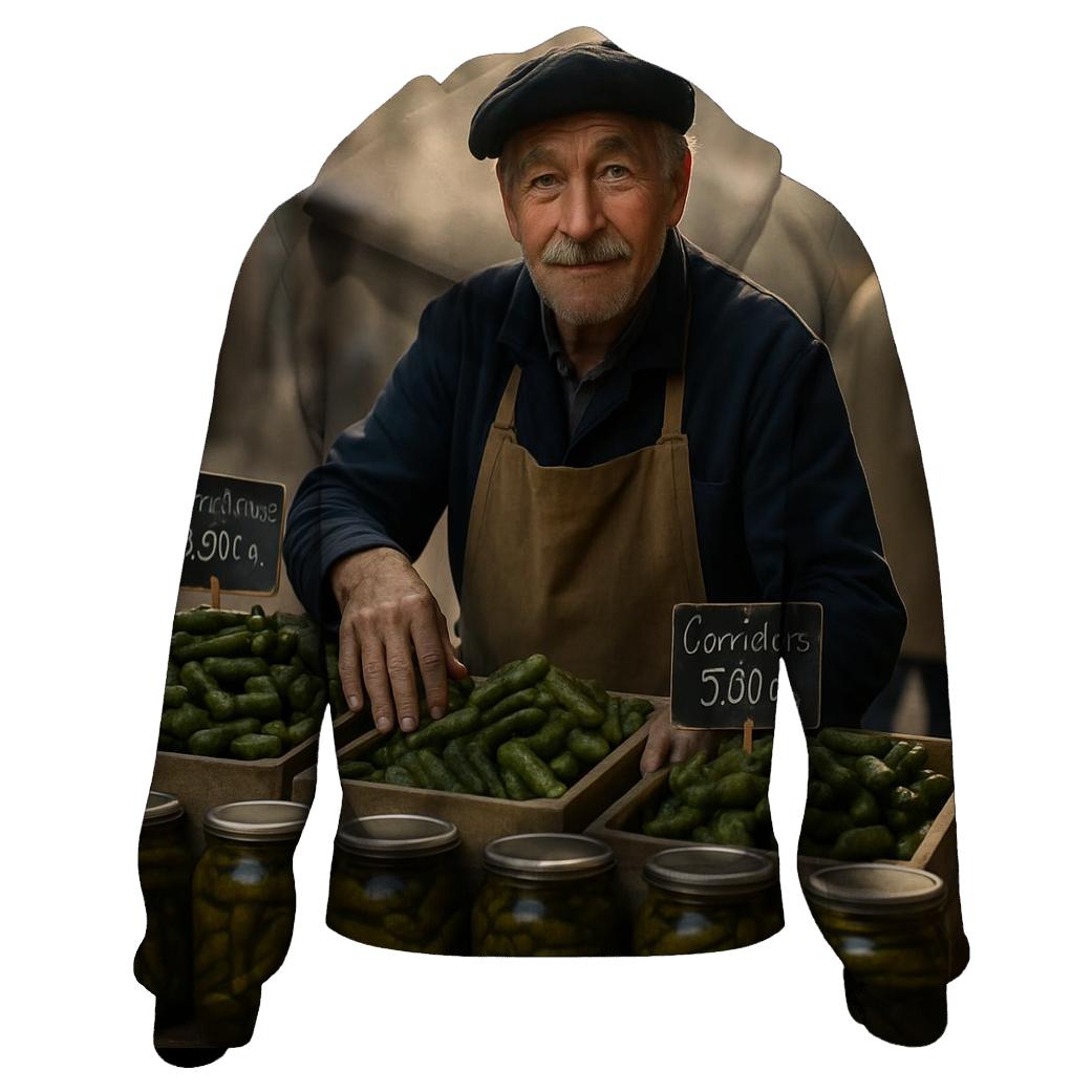 Market Curator Cornichon hoodie styles