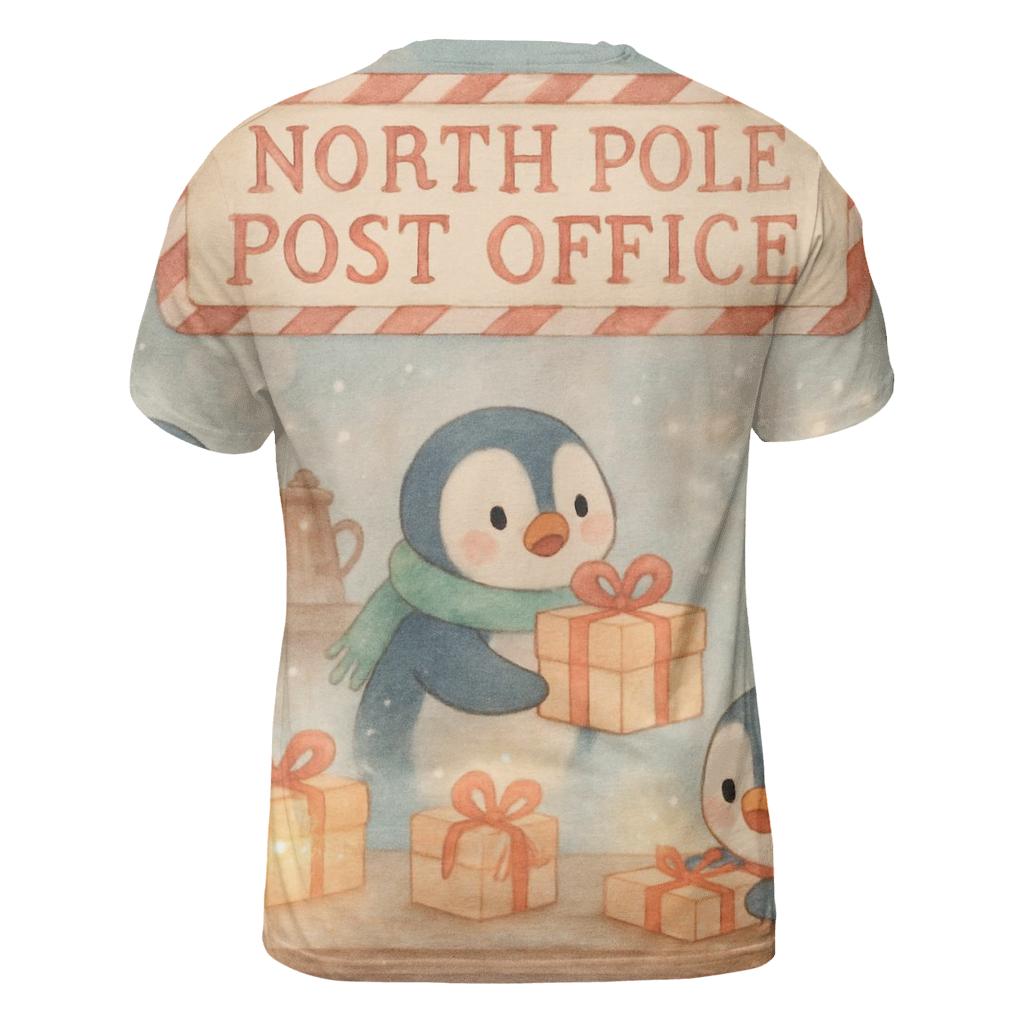 Penguin Post Office Rush designer pattern shirts