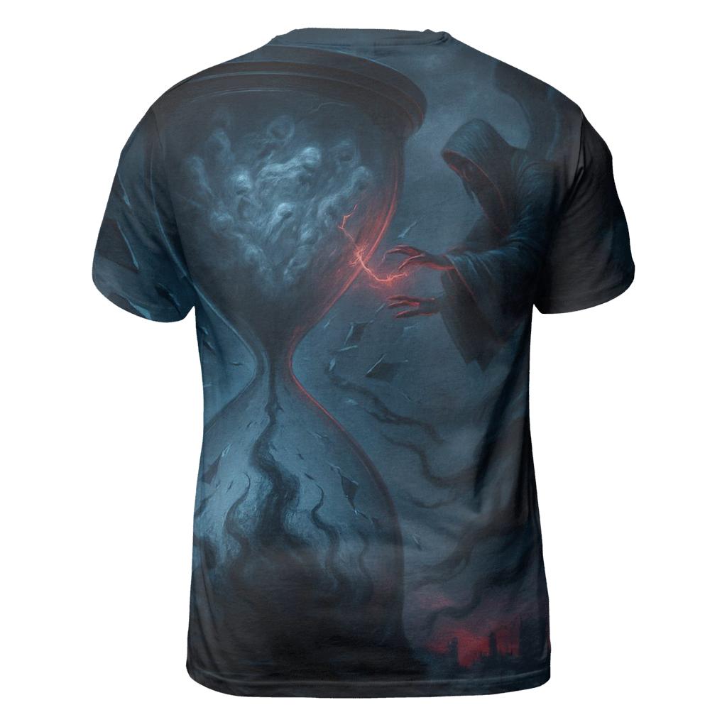 Hourglass Of Lost Echoes trendy printed shirt styles