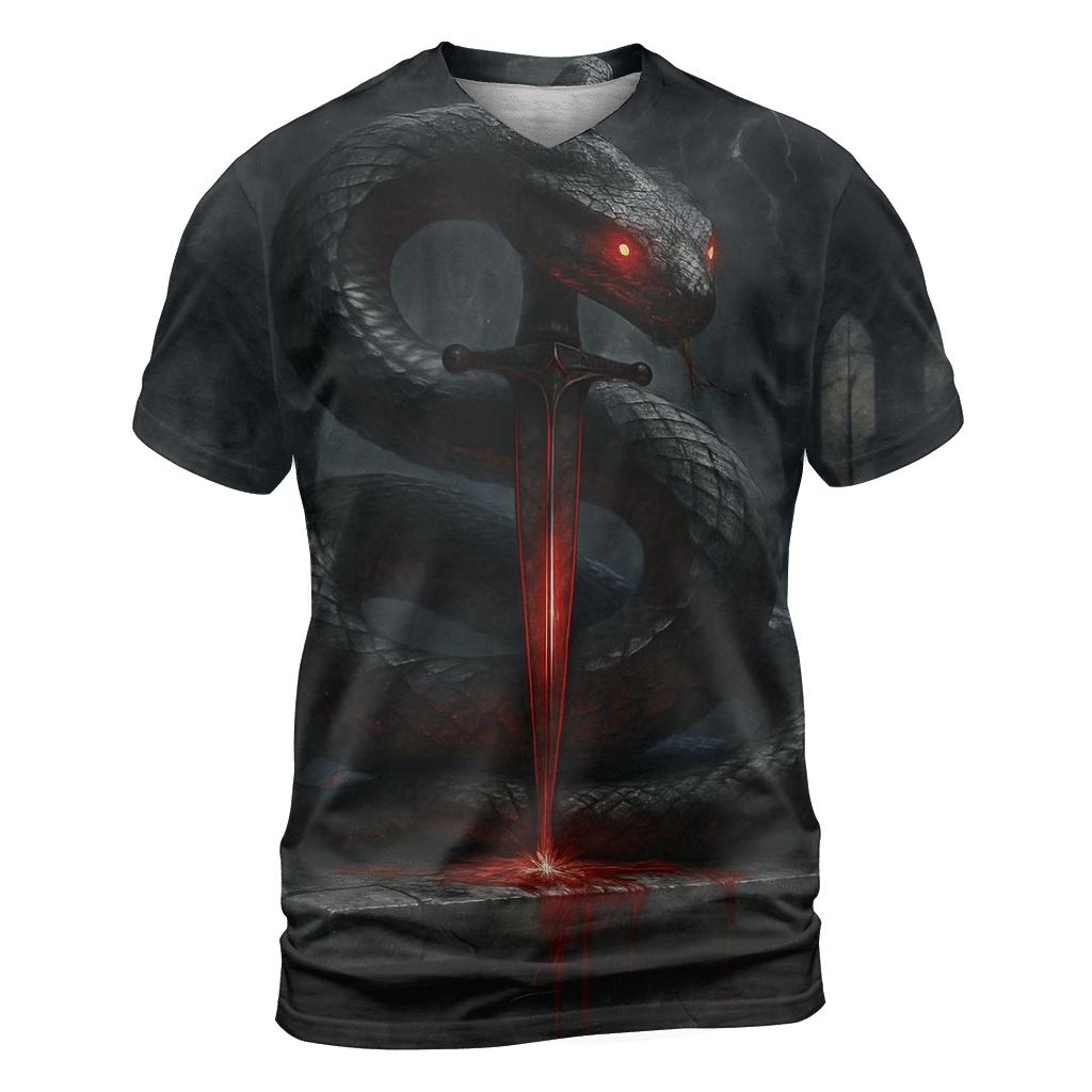 Serpent Of The Forgotten Chapel trendy printed shirt styles